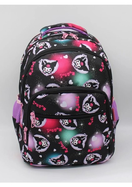 3'lü Çocuk Sırt Çantası Seti Kuromi Figürlü (Sırt Çantası /beslenme Çant. / Kalem Kutusu) UL05410 fırsatları