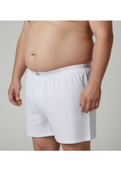 Battal Büyük Beden Erkek Arjantin Paçalı Külot 12'li Paket Pamuklu Cotton Beyaz fiyatları