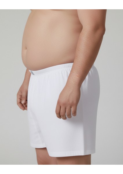 Battal Büyük Beden Erkek Arjantin Paçalı Külot 12'li Paket Pamuklu Cotton Beyaz fırsatları