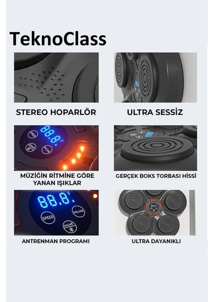 Bluetooth Müzikli Duvar Boks Padi