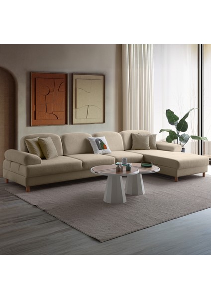 Aries Yataklı Sandıklı Piyonlu Köşe Takımı Sütlü Kahve Sağ Köşe fiyatları