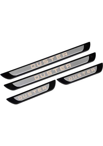 Dacia ve Renault Duster 2010-2024 Modeller Krom Kapı Eşiği 4 Prç P. Çelik Abs Çerçeve fırsatları