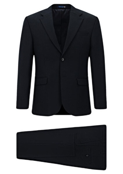 Relaxed Fit Rahat Kesim Klasik Takım Elbise