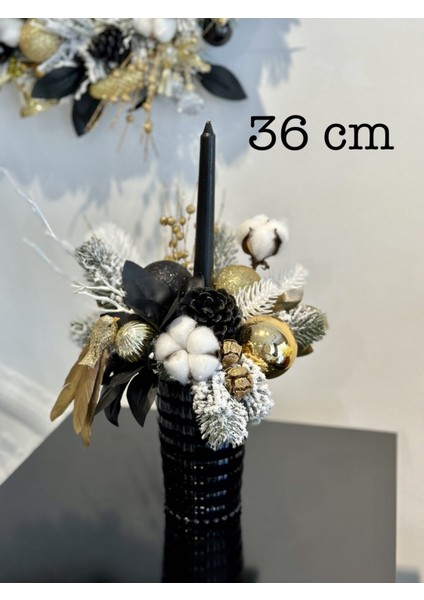 Yılbaşı Lüks Tasarım Dekor Mumluk fiyatları