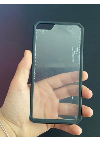 Iphone 6s Plus Uyumlu Kenarlar Renkli Sert Şeffaf Kılıf