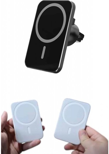 Araç Uyumlu Kablosuz 15W Taşınabilir Şarj Aleti Çift Kablo fırsatları