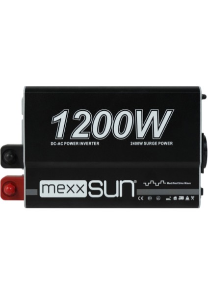 - Inges 24 Volt 1200 Watt Modifiye Sinüs Inverter - Invertör - 24/220 Volt Çevirici