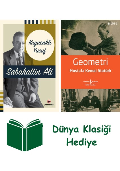Kuyucaklı Yusuf + Geometri + Dünya Klasiği Hediye