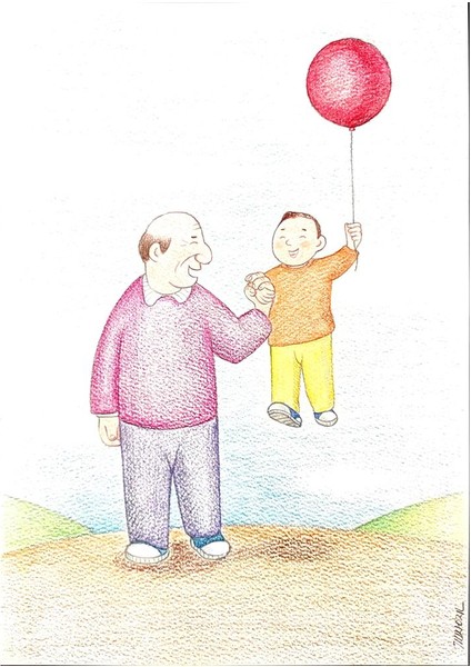 Sang Jin Kim 29X21CM Orijinal Karikatür Tablo modelleri