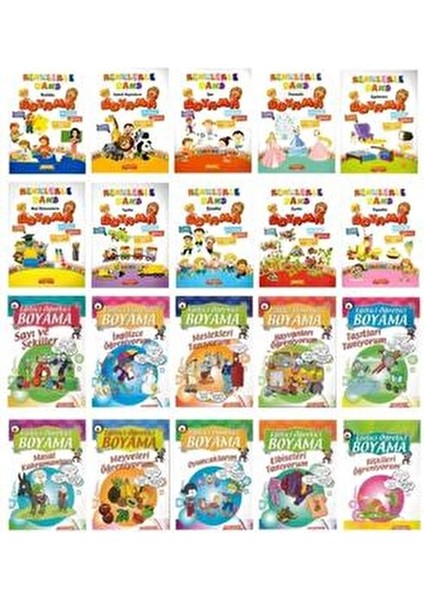 Gönül Boyama Kitabı Seti 20 Kitap fiyatları