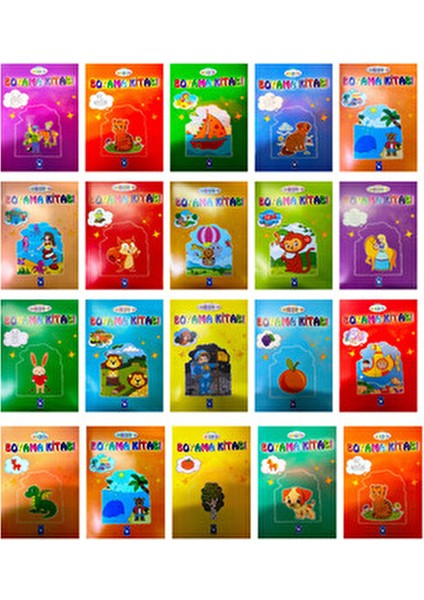 Gönül Boyama Kitabı Seti 20 Kitap fırsatları