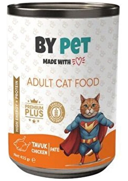 Yetişkin Kediler Için Tavuk Etli Konserve Yaş Mama 415 gr x 12 Adet fiyatları