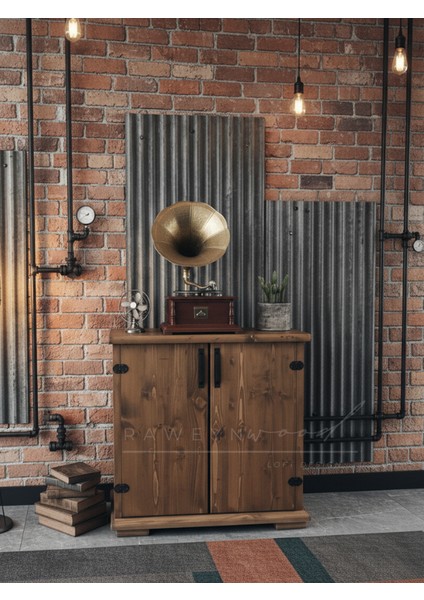 Storm Tamamen Ahşap Konsol 90CM