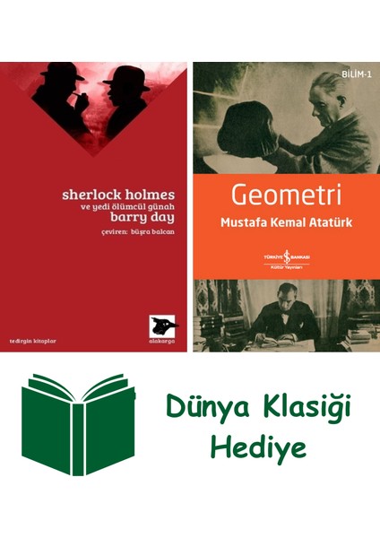 Sherlock Holmes ve Yedi Ölümcül Günah + Geometri + Dünya Klasiği Hediye
