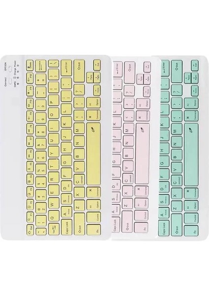 Bluetooth Şarj Edilebilir Mini Q Klavye Kablosuz Taşınabilir