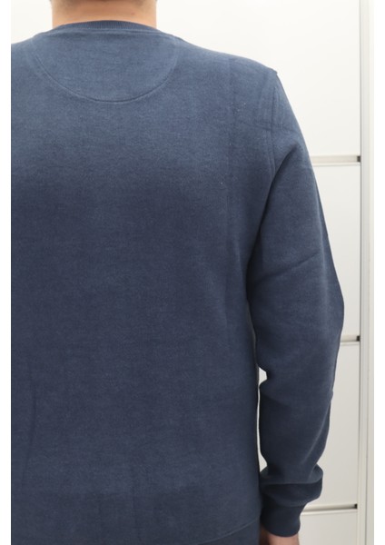 Fistan Store Erkek Desenli Spor Kesim Normal Kalıp Bisiklet Yaka Selanik Kumaşlı Kışlık Kazak fırsatları