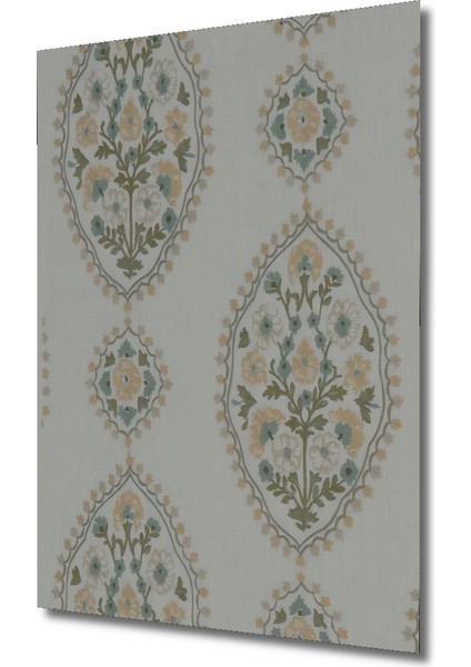 Osmanlı Çiçek Desenli Yağlı Boya Görünümlü Dekoratif Ahşap Tablo Dikdörtgen Tablo modelleri