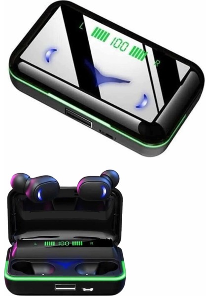 Extra Bass Kablosuz Kulaklık Işıklı Bluetooth Kulaklık Powerbank Özellikli fırsatları