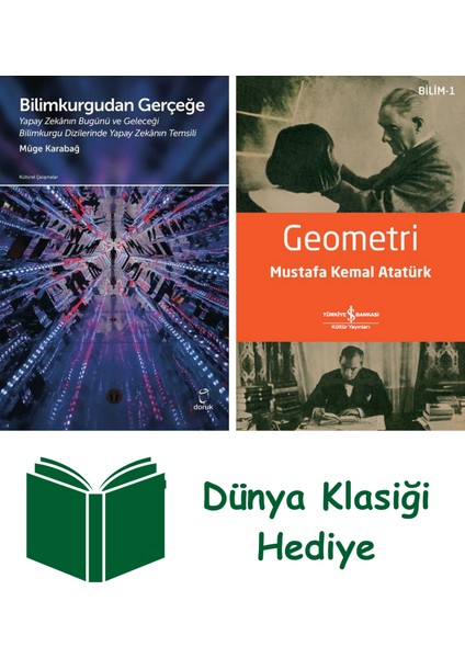 Bilimkurgudan Gerçeğe + Geometri + Dünya Klasiği Hediye