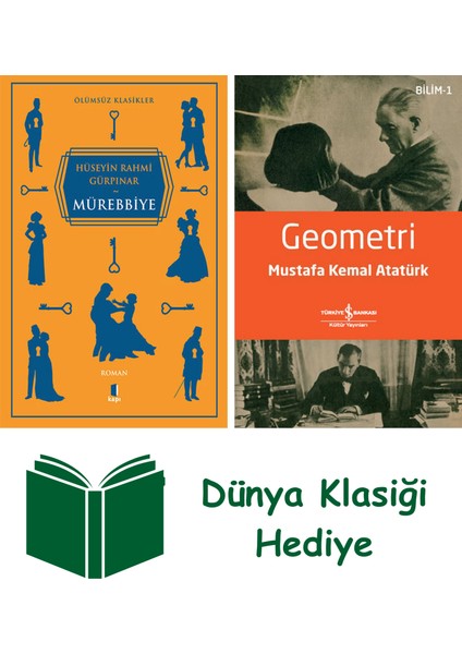 Mürebbiye + Geometri + Dünya Klasiği Hediye
