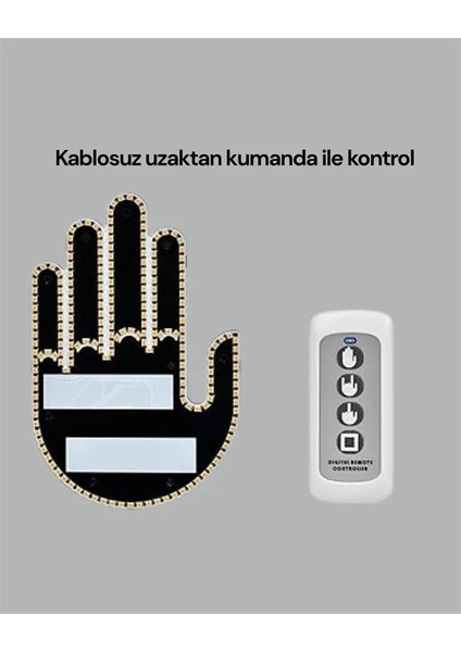 Aracınız Için Eğlenceli ve Güvenli Iletişim: LED Jest Lambası, Uzaktan Kumandalı, Kolay Montaj fiyatları