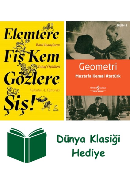Elemtere Fiş Kem Gözlere Şiş! + Geometri + Dünya Klasiği Hediye