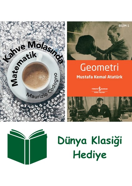 Kahve Molasında Matematik + Geometri + Dünya Klasiği Hediye