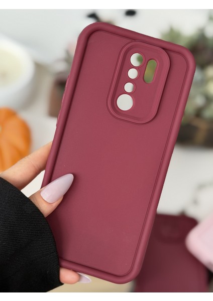 Redmi 9 Uyumlu Mat Lansman Parmak Izi Bırakmaz Esnek Silikon Kılıf