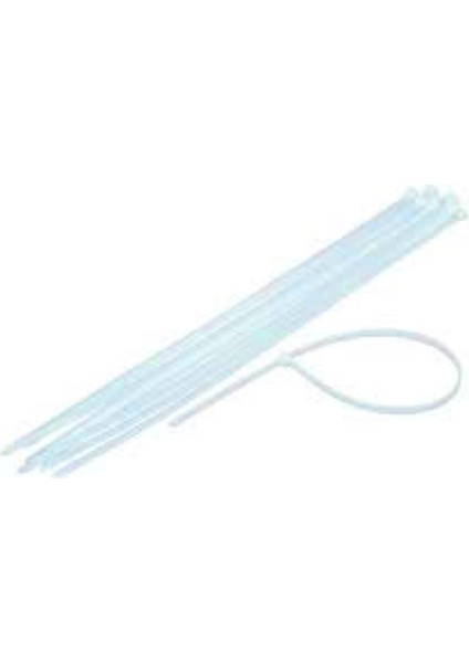 PLASTİK ÇIRT KELEPÇE 100 PARÇA BEYAZ 4.8X380MM (4989)