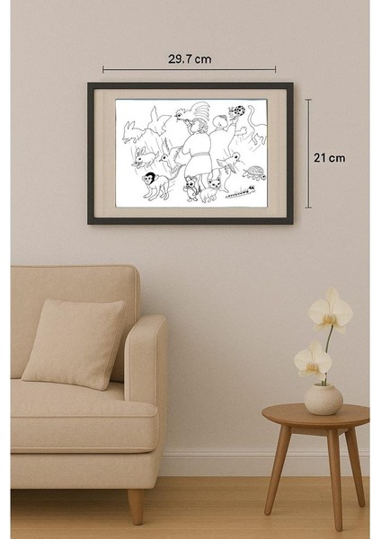 Hua Ting Huan 29X21CM Orijinal Karikatür Tablo fiyatları