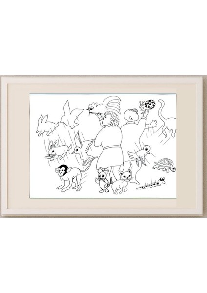 Hua Ting Huan 29X21CM Orijinal Karikatür Tablo fırsatları