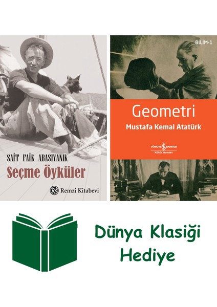 Seçme Öyküler + Geometri + Dünya Klasiği Hediye