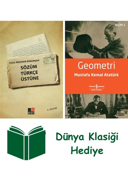 Sözüm Türkçe Üstüne + Geometri + Dünya Klasiği Hediye