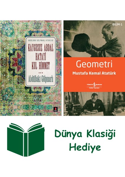 Kaygusuz Abdal, Hatayî, Kul Himmet + Geometri + Dünya Klasiği Hediye