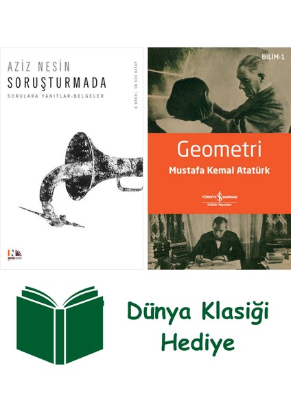 Soruşturmada + Geometri + Dünya Klasiği Hediye