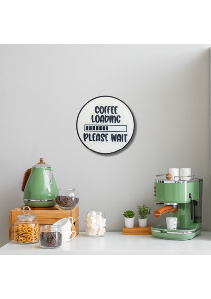 Coffee Is My Love Language Yazılı Yuvarlak Duvar Süsü – Sert Plastik 20X20 cm fiyatları
