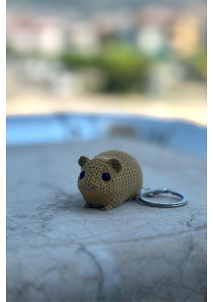 Örgü Desenli Hamster Anahtarlık – Sert Plastik, Çanta Süsü & Charm, Hayvan Figürlü Aksesuar fiyatları