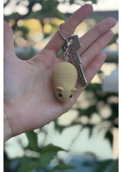 Örgü Desenli Hamster Anahtarlık – Sert Plastik, Çanta Süsü & Charm, Hayvan Figürlü Aksesuar fırsatları
