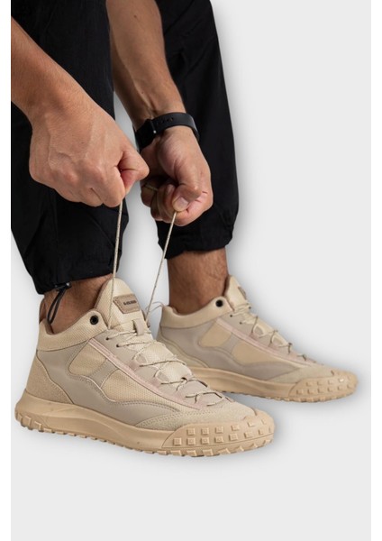 Deri Görünümlü Erkek Trekking & Outdoor Bot Ayakkabı Bej fiyatları