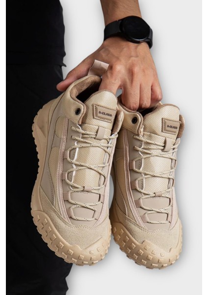 Deri Görünümlü Erkek Trekking & Outdoor Bot Ayakkabı Bej modelleri