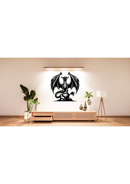 Ejderha Figürlü Ahşap LED Işıklı Tablo – El Yapımı Lazer Kesim Dekoratif Hediye Lamba fiyatları