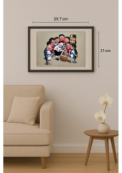 Yuriy Kosobukin 29X21CM Orijinal Karikatür Tablo fiyatları