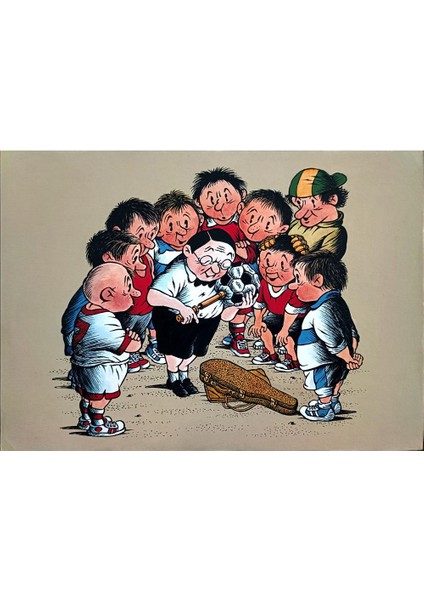 Yuriy Kosobukin 29X21CM Orijinal Karikatür Tablo modelleri