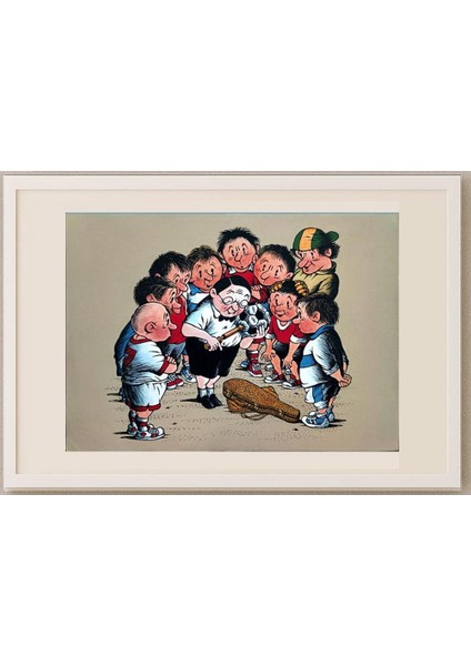 Yuriy Kosobukin 29X21CM Orijinal Karikatür Tablo fırsatları