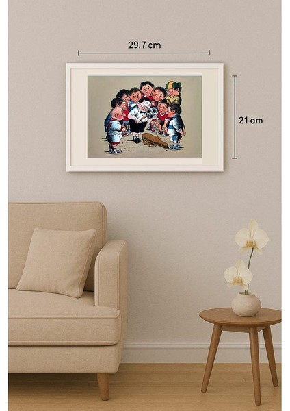 Yuriy Kosobukin 29X21CM Orijinal Karikatür Tablo indirimleri