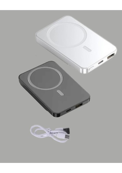 Alüminyum Alaşımlı, 20W Pd Hızlı Şarj ve Manyetik Kablosuz Powerbank indirimleri