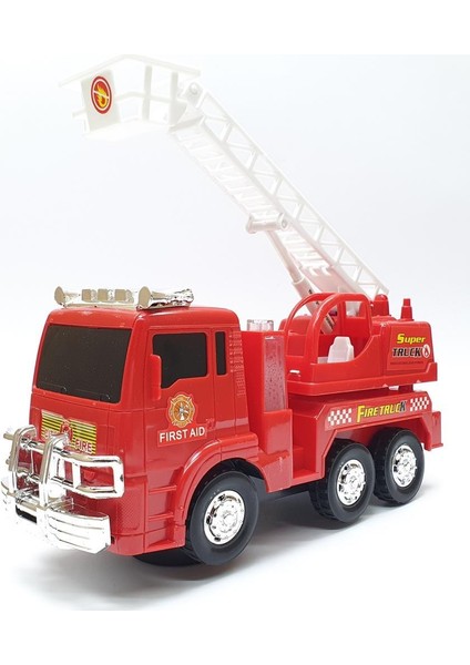 Itfaiye Aracı Merdivenli Pilli Işıklı Sesli Çarp Dön - 175B-2 (Lisinya) indirimleri