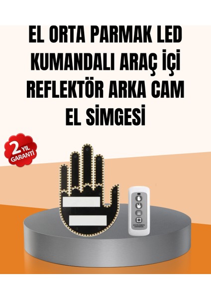 2025 Yeni Seri LED El Şekilli Park Uyarı ve Güvenlik Cihazı Orijinal - F758K830-U86758