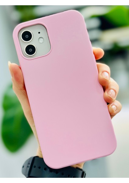 Iphone 12 ve 12 Pro Uyumlu Içi Kadife Sıvı Silikon Leke Tutmaz Lansman Kılıf fiyatları