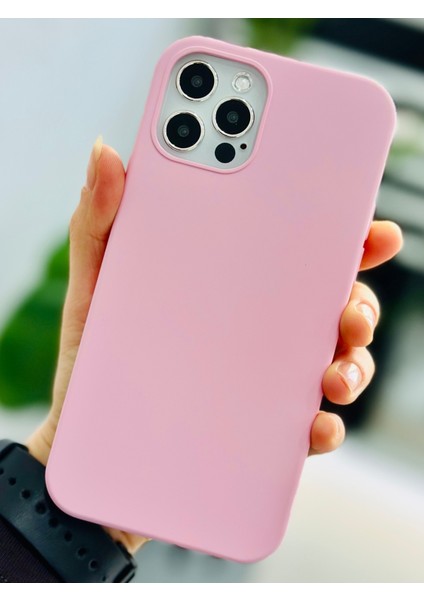 Iphone 12 ve 12 Pro Uyumlu Içi Kadife Sıvı Silikon Leke Tutmaz Lansman Kılıf indirimleri